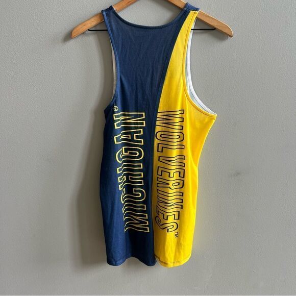 FOCO USA Michigan Wolverines Womens Tie-Breaker Sleeveless Top NWT Size Medium - Picture 8 of 13